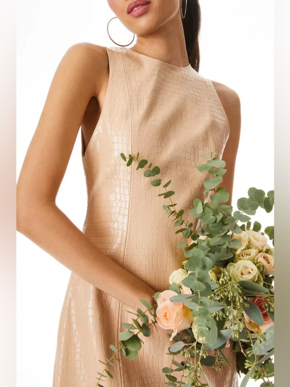 alice + olivia
Daven Vegan Leather Sleeveless Mini Dress - Picture 3 of 9